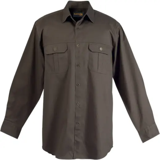 Safari Mens Bush Shirt Long Sleeve